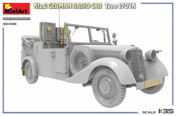 MiniArt 35488 Kfz.2 GERMAN RADIO CAR TYPE 170VK 1/35