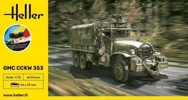 Heller 56996 GMC CCKW 353  - Starter Kit 1/72