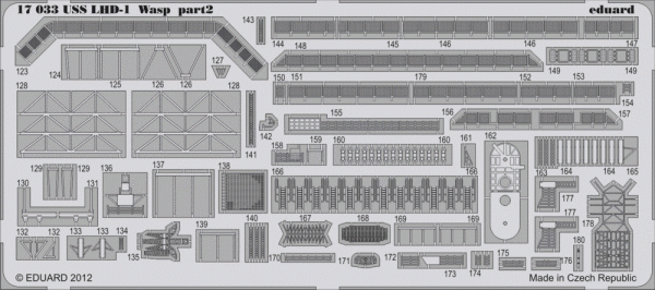 Eduard 17033 USS Wasp LHD-1 HOBBY BOSS 1/700