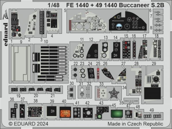 Eduard BIG49414 Buccaneer S.2B AIRFIX 1/48