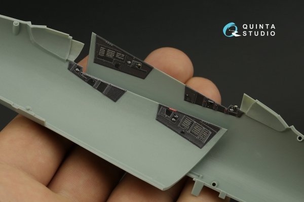 Quinta Studio QD48433 F-15I 3D-Printed coloured Interior on decal paper (Academy) 1/48