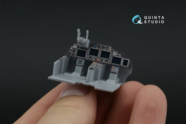Quinta Studio QDS-48470 Ka-52 3D-Printed coloured Interior on decal paper (Zvezda) (Small version) 1/48