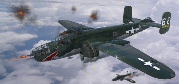 HK Models 01E01 B-25J Mitchell Glass Nose 1/32