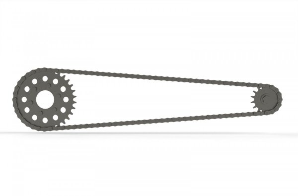 Falcon Scale Models FSM005 Ducati HM Replica - chain for Tamiya 14019 1/12