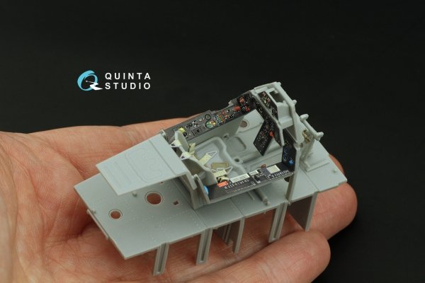 Quinta Studio QD32221 FW 190A-4 3D-Printed coloured Interior on decal paper (Zoukei Mura SWS) 1/32
