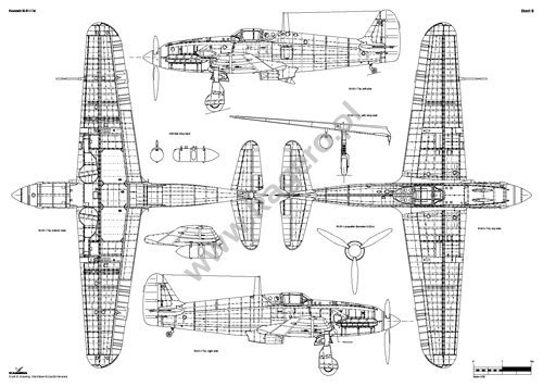 Kagero 3058 Kawasaki Ki - 61 Hien/ Ki - 100 EN