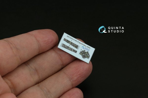 Quinta Studio QD72202 A-4M 3D-Printed &amp; coloured Interior on decal paper (Fujimi/Hobby 2000) 1/72