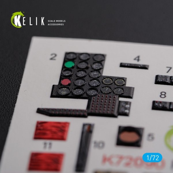KELIK K72090 F-89 D/J Scorpion interior 3D decals for Revell kit 1/72