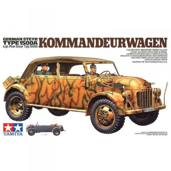 Tamiya 35235 German Steyr Type 1500A Kommandeurwagen (1:35)