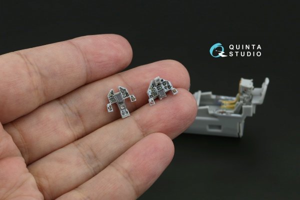 Quinta Studio QD72255 Mirage 2000B 3D-Printed &amp; coloured Interior on decal paper (Modelsvit) 1/72