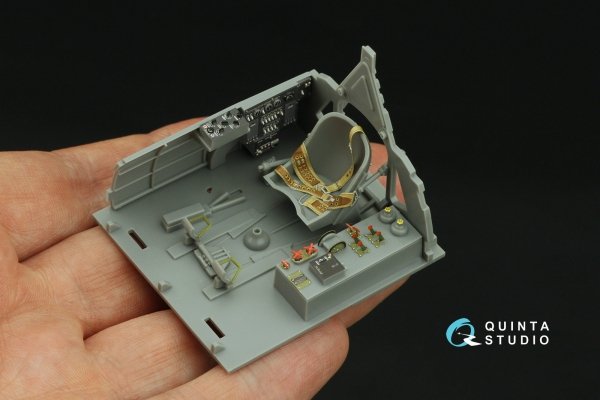 Quinta Studio QD32238 Mitsubishi J2M3/5/6 Raiden 3D-Printed coloured Interior on decal paper (Hasegawa) 1/32