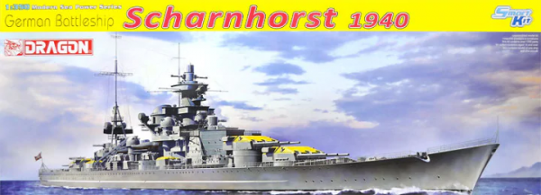 Dragon 1062 German Battleship Scharnhorst 1940