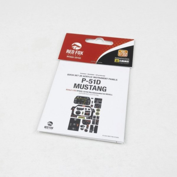 Red Fox Studio QS-32152 P-51D Mustang Updated for Revell kit 1/32