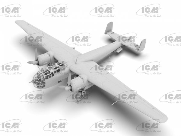 ICM 48275 Do 217K-2 with Gliding Bombs Fritz-X WWII German Bomber 1/48