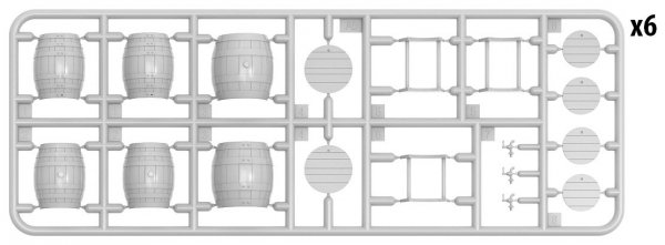 MiniArt 35632 Wooden Barrels 1/35