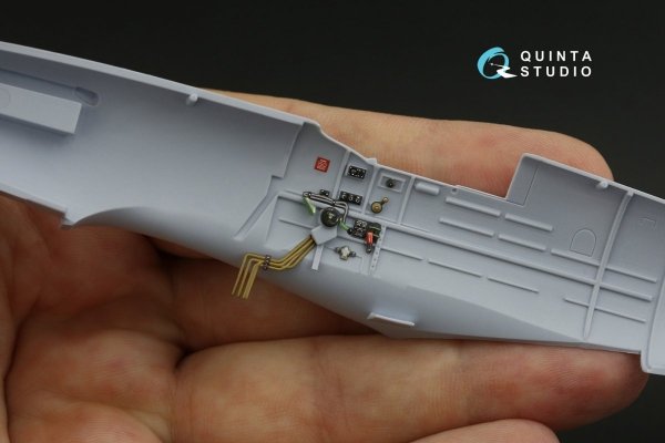 Quinta Studio QD48144 Spitfire PR.XIX 3D-Printed &amp; coloured Interior on decal paper (Airfix) 1/48