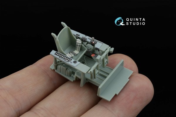 Quinta Studio QD48540 F3F-2 3D-Printed &amp; coloured Interior on decal paper (Academy/Accurate Miniatures) 1/48