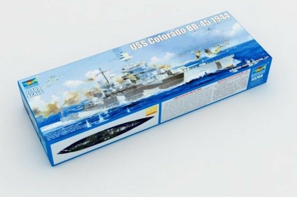 Trumpeter 05768 USS Colorado BB-45 Battleship 1944 1/700