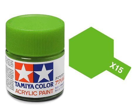 Tamiya 81015 Acryl X-15 Light Green 23ml
