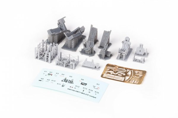 Eduard 6481182 MiG-21 F - Cockpit (3D-Printed / for Eduard Kits) 1/48