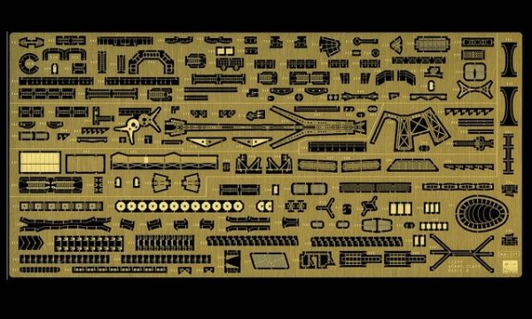 Hasegawa QG38 (72138) IJN Light Cruiser Agano Class Detail Up Parts Basic B 1:350