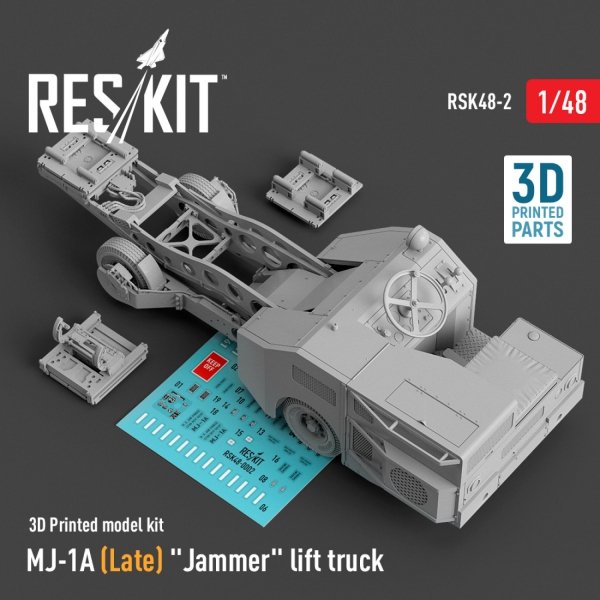 RESKIT RSK48-0002 MJ-1A (Late) "Jammer" lift truck  (3D Printed model kit) (1/48)