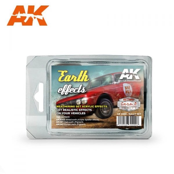 AK Interactive AK8089 EARTH EFFECTS (RALLY SET)