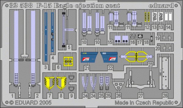 Eduard BIG3232 F-15C 1/32 TAMIYA
