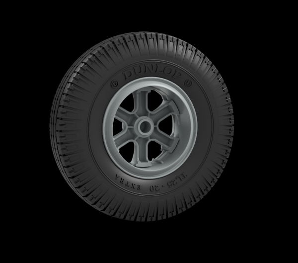 Panzer Art RE35-798 Sd.Kfz 8 Early front wheels (Fulda) 1/35