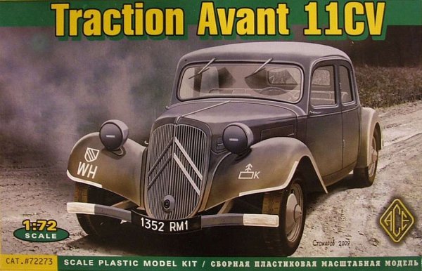 ACE 72273 Traction Avant 11CV Staff Car (1:72)