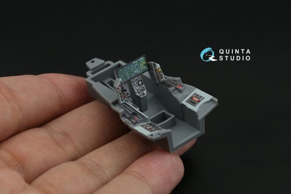 Quinta Studio QD48440 F-35B 3D-Printed &amp; coloured Interior on decal paper (Tamiya) 1/48