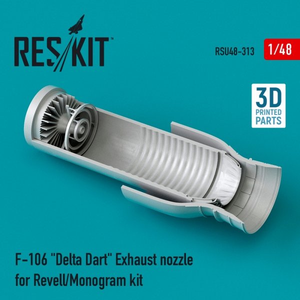 RESKIT RSU48-0313 F-106 &quot;DELTA DART&quot; EXHAUST NOZZLE FOR REVELL/MONOGRAM KIT 1/48