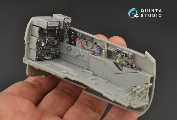 Quinta Studio QD32103 He 219 3D-Printed &amp; coloured Interior on decal paper ( ZM SWS ) 1/32