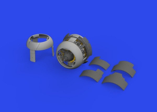 Eduard 648826 F4F-3 engine late PRINT EDUARD 1/48