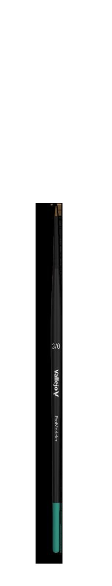 VALLEJO B01030 - Pędzel - Pro Modeler - Natural Hair Round No. 3/0