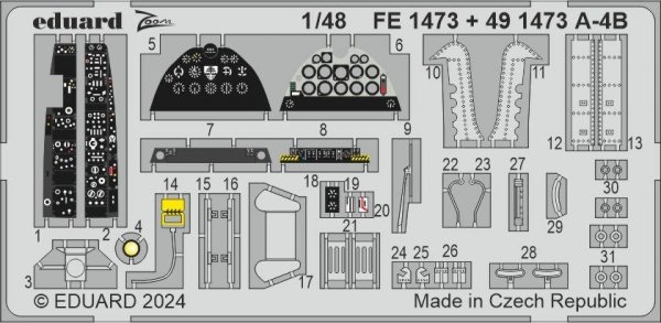 Eduard BIG49431 A-4B HOBBY 2000, HASEGAWA 1/48