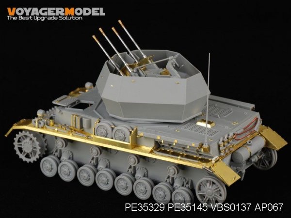 Voyager Model PE35329 WWII German 20mm Flakpanzer IV &quot;Wirbelwind&quot; For DRAGON 6540 1/35