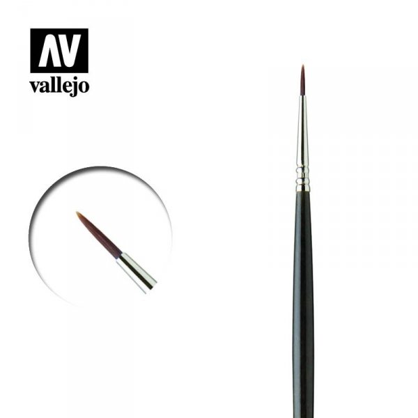 Vallejo RK25000 Finest Kolinsky Tajmyr Sable (Marta Kolinsky Tajmyr) NO. 0