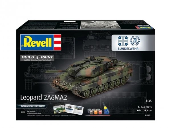 Revell 05631 70 Years Bundeswehr: Leopard 2 A6 Exclusive Edition 1/35