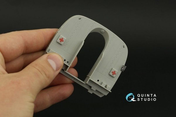 Quinta Studio QDS-35065 Mi-8MT 3D-Printed &amp; coloured Interior on decal paper (Trumpeter) (Small version) 1/35