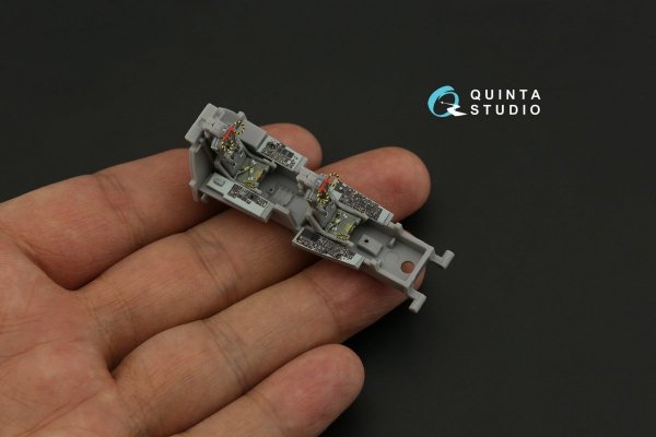 Quinta Studio QD72065 F-4EJ KAI 3D-Printed &amp; coloured Interior on decal paper (FineMolds) 1/72