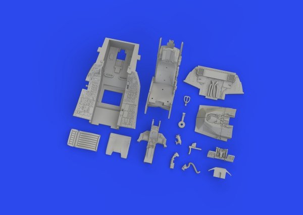 Eduard 648973 F-16C Block 52 from 1997 cockpit PRINT KINETIC MODEL 1/48