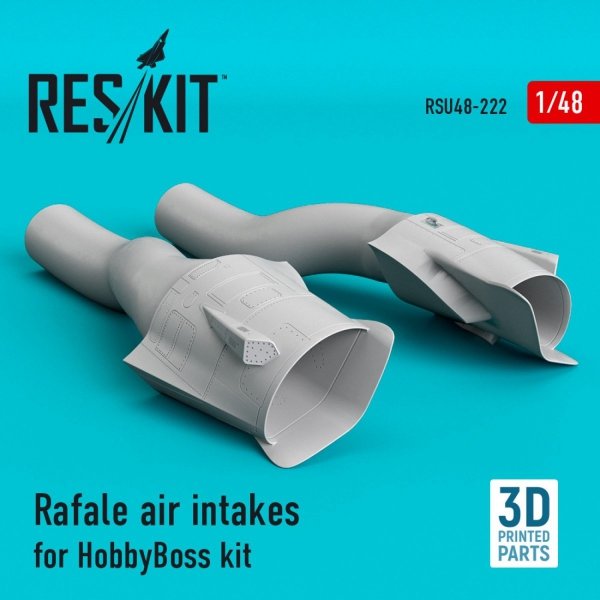RESKIT RSU48-0222 RAFALE AIR INTAKES FOR HOBBYBOSS KIT (3D PRINTING) 1/48