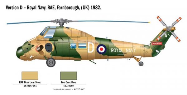 Italeri 2720 Wessex UH.5 1/48