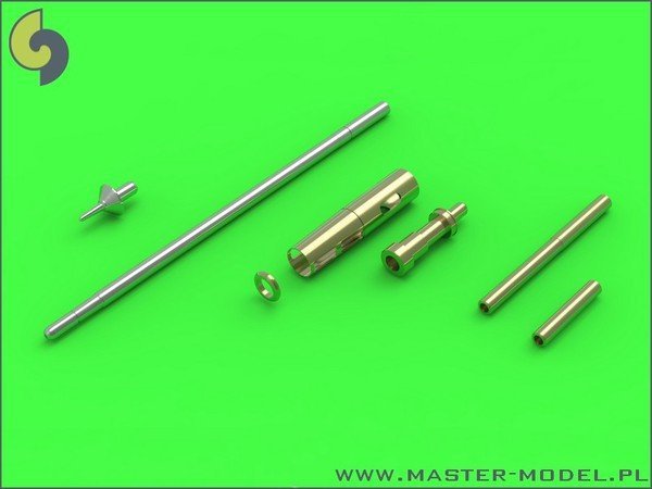 Master AM-32-068 MiG-15 &amp; MiG-15bis - gun barrels set, antenna base &amp; Pitot Tube (1:32)