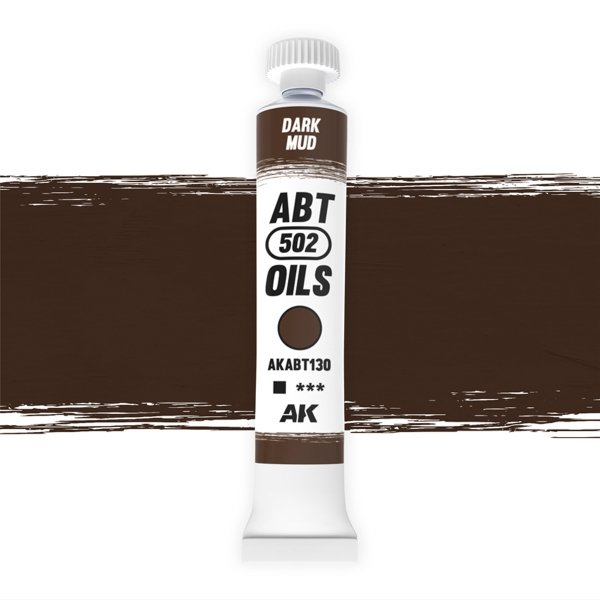 AK Interactive ABT130 Dark Mud 20ml