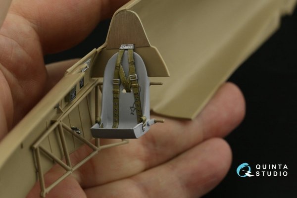 Quinta Studio QD32140 Hawker Hurricane Family 3D-Printed &amp; coloured Interior on decal paper (Fly) 1/32