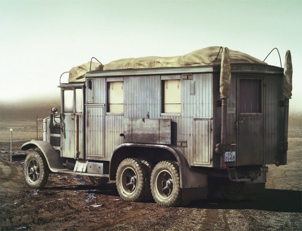 ICM 35462 Krupp L3H163 Kfz.72, WWII German Radio Communication Truck (1:35)