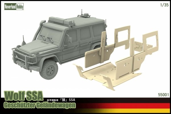 Neverland Hobby 55001 Wolf SSA Geschuetzter Gelaendewagen 1/35
