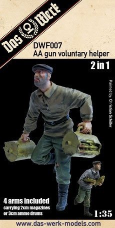 Das Werk DWF007 AA gun voluntary helper 2 in 1 1/35